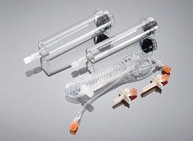 CT Kontrast Medya Enjektör Tek Kullanımlık Enjeksiyon Şırınga 100/100ml