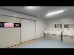 50mm El yapımı plaka paslanmaz çelik temiz oda kapıları özel